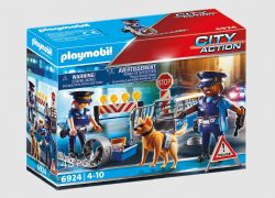 PLAYMOBIL CITY ACTION - BARRAGE DE POLICE #6924